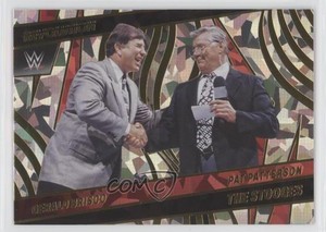 2022 Panini Revolution WWE Tag Teams Fractal Gerald Brisco Pat Patterson Patch