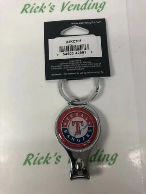 Texas Rangers baseball 3 in one keychain bottle opener nail clipper by Siskiyou - Image 1 of 2