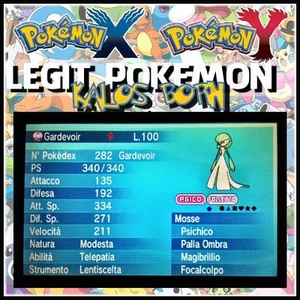6GEN LEGIT POKEMON • TEAM VGC 2014 Gardevoir  5IV H-ABILITY XY ORAS S&M ULTRA - Foto 1 di 1