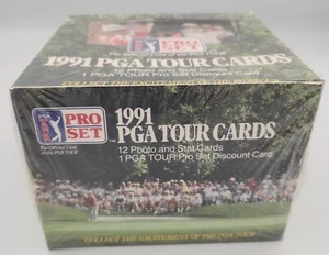 1991 PGA TOUR PRO GOLF CARDS - PRO SET 36 SEALED PACKS SEALED BOX DALY ROOKIE - Picture 1 of 3
