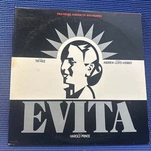 EVITA Andrew Lloyd Webber & Tim Rice Premiere American Recording Double EX/VG+ - Imagen 1 de 15