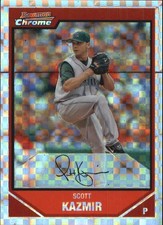 2007 (DEVIL RAYS) Bowman Chrome X-Fractors #78 Scott Kazmir /250