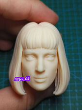 1:6 Mia Wallace Uma Thurman Head Sculpt For 12" Female Figure Body Model Toy