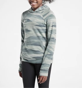 ATHLETA GIRL CASCADE GREEN IN YOUR ELEMENT 2.0 HOODIE SWEATSHIRT Sz S - 7 - Picture 1 of 7