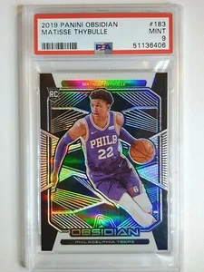2019 Obsidian Matisse Thybulle Rookie #183 HOLO - PSA 9 (POP 2) - Picture 1 of 2