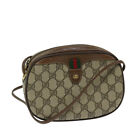 Gucci Gg Supreme Web Sherry Line Shoulder Bag Beige 007 754 6112 Auth Yk11168