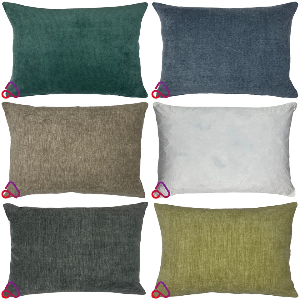 Cojín rectangular Fernando gamuza con inserto extraíble sofá cama respaldo silla Foto 1 de 1