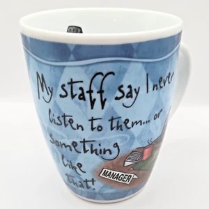 Marvellous Manager Mug Cartoon Design Fine Porcelain H&H Home Birthday Gift - Picture 1 of 18