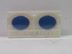 Lote de 2 x 0,08 oz Revlon Custom Eyes Colorfrost Shadow color azul - Imagen 1 de 1