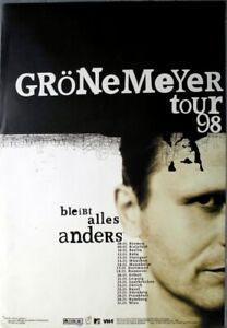 HERBERT GRÖNEMEYER - 1998 - In Concert - Bleibt alles Anders Tour - Poster