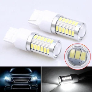Pair 33SMD T20 5630 7440 33 LED Bulbs Backup Light Tail Light Canbus White 6000K - Picture 1 of 10