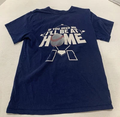 Camisa de béisbol Place para niño talla 10/12 azul manga corta Foto 1 de 4