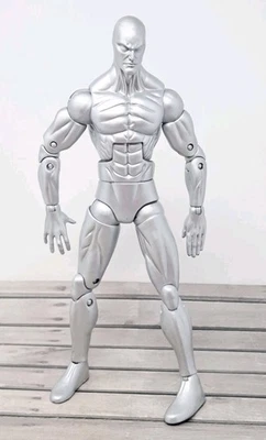 Marvel Legends Icons Series Silver Surfer 12" Action Figure 2007 READ Hasbro — 第 1/4 张图片