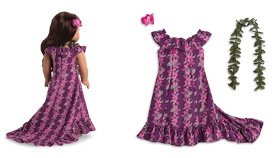 NEW in box American Girl Doll Nanea Holoku outfit dress lei NO DOLL - Image 1 of 4