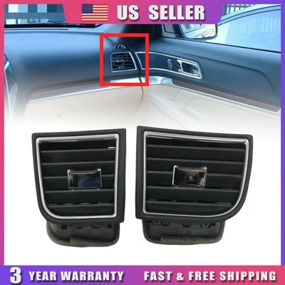 For 2016-2019 Ford Explorer 1 Pair LH+RH Side Dashboard Louvered Vent NEW - Imagem 1 de 4
