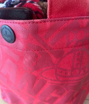 Vivienne Westwood Anglomania Tote Bag Designer Handbag Canvas Shopper Everyday - Image 1 of 4