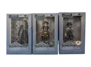 Disney Kingdom Hearts Sora 6" Action Figure Rare Diamond Select Sealed Lot of 3 - Picture 1 of 20