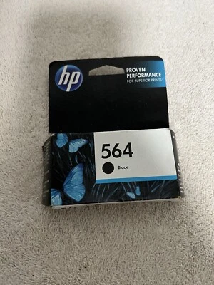 Nuevo cartucho de tinta negro de rendimiento estándar HP 564 (CB316WN#140) genuino Foto 1 de 2