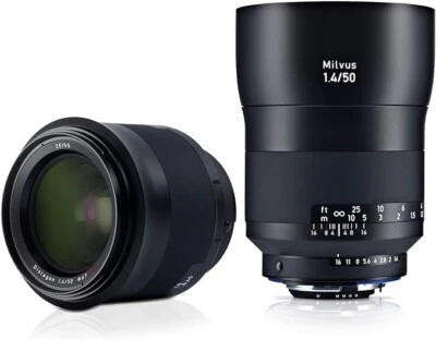 ZEISS Milvus 50mm f/1.4 Full Frame Camera Lens for Nikon F-Mount ZF.2, Black - Image 1 of 4