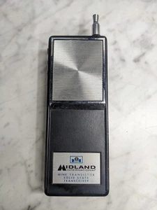 Vintage Midland 9 Transistor Transceiver Model 13-113B Walkie Talkie 2 WAY RADIO - Afbeelding 1 van 22