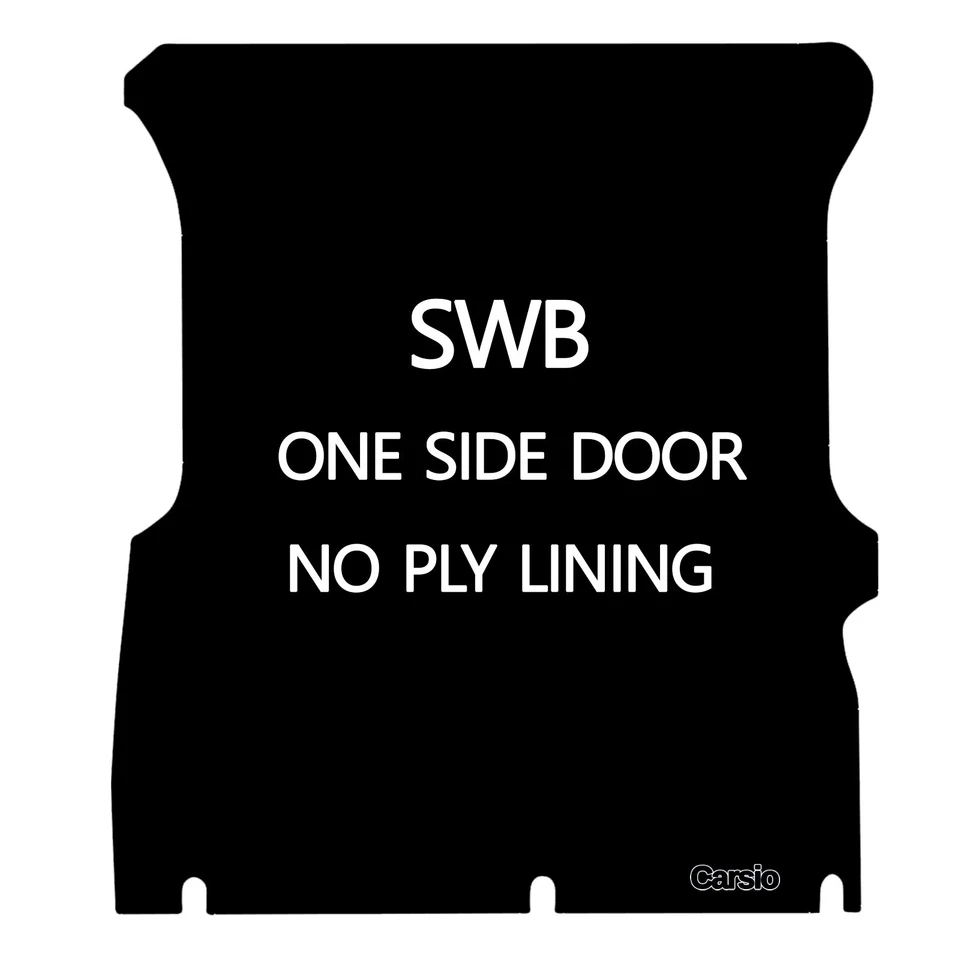 Tailored Carpet Van Rear Liner Mat FOR Ford Transit Connect SWB 2002 to 2014 - Image 1 of 1