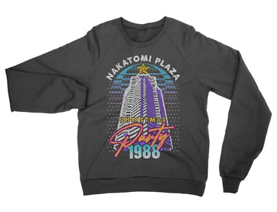 CASUAL ORIGINAL SWEAT Nakatomi Plaza Party 1988 Die Hard SWEATSHIRT christmas top xmas jumper film