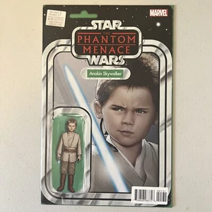 Star Wars #01 Anakin Skywalker Action Figure Variant Marvel Comic NM 2016 JTC - Picture 1 of 2