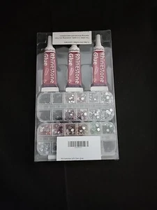 Worthofbest pedrería para manualidades con pegamento de gemas nuevo kit de fabricación artesanal - Imagen 1 de 6