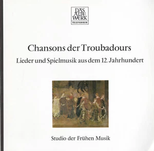 STUDIO DER FRUHEN MUSIK Trubadour Songs of the 12th Century TELEFUNKEN 641126 NM - Imagen 1 de 3