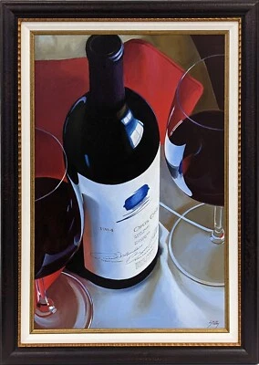 THOMAS STILTZ "OPUS ONE" | PINTURA ORIGINAL AL ÓLEO SOBRE LIENZO | 43X31" ENMARCADO Foto 1 de 2