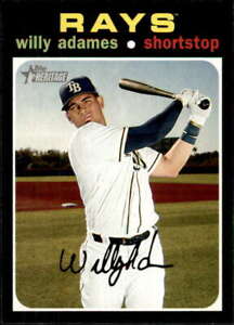 2020 Topps Heritage #289 Willy Adames Tampa Bay Rays