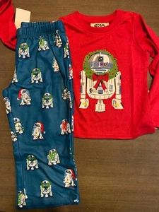 NWT 2-Piece PJs Star Wars R2D2 -- Size 2T (knit top, flannel bottoms) - Picture 1 of 3