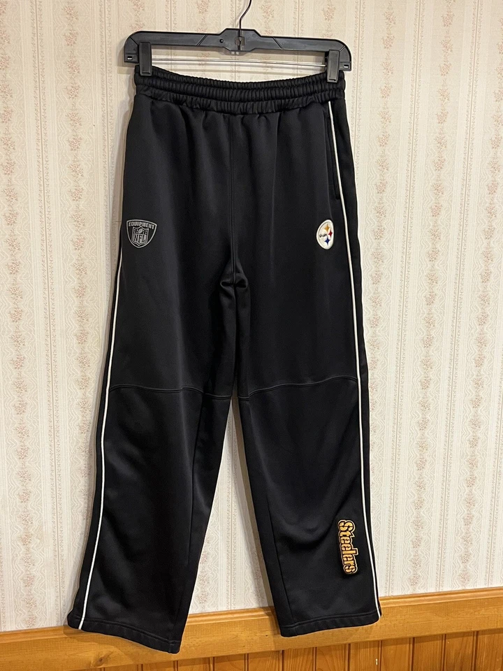Pantalones de pista de campo Pittsburgh Steelers NFL niños talla XL Reebok equipo NFL Foto 1 de 4