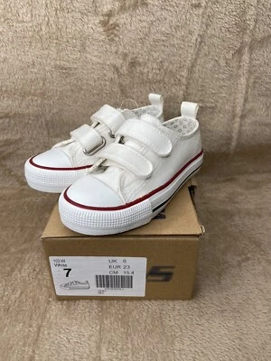 Zapatillas blancas Weestep para niños pequeños talla 7 (Y07) Foto 1 de 4