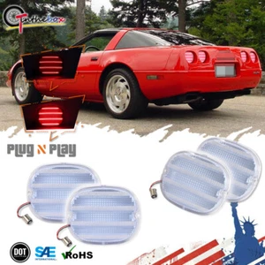 Luces traseras LED transparentes para Chevy Corvette C4 ZR-1 1990-1996 4 piezas - Imagen 1 de 10