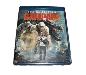 RAMPAGE - BLU-RAY - 2018 - DWAYNE JOHNSON - FACTORY SEALED - BRAND NEW - Imagen 1 de 2
