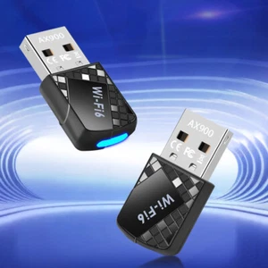 Mini USB WiFi Adapter 900Mbps Wireless Network Card 2.4G & 5Ghz WiFi Dongle - Afbeelding 1 van 11