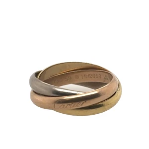 Cartier 18k Gold Trinity Ring With Certificate Of Authenticity - Picture 1 of 5