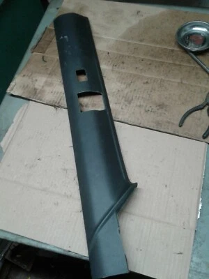 Nissan 240SX S13 hatchback Rear Left Upper Seat Belt Trim Panel pillar interior - Image 1 of 4