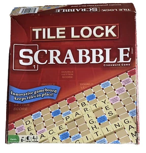 Scrabble Tile Lock Crossword Game Toy COMPLETE SET Kids Adult Christmas - Picture 1 of 4