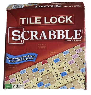 Scrabble Tile Lock Crossword Game Toy COMPLETE SET Kids Adult Christmas - Image 1 of 4