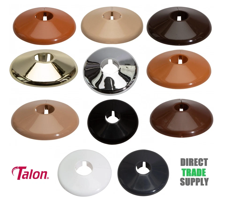 Pipe Collars Talon Radiator Plastic Cover For Pipes Various Sizes and Colours - Image 1 of 1
