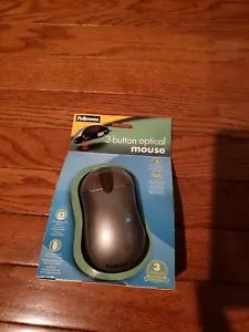 Fellowes 3 Button Optical Mouse 98903 New and Factory Sealed - Picture 1 of 5