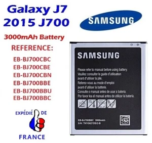 ORIGINALE Batterie Samsung Galaxy J7 (2015) EB-BJ700BBC/BE/BU/CBC/CBE/CBN accu - Zdjęcie 1 z 1