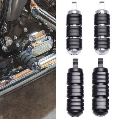 Pedales de reposapiés de carretera para motocicleta Harley Davidson Honda Yamaha Suzuki Foto 1 de 4