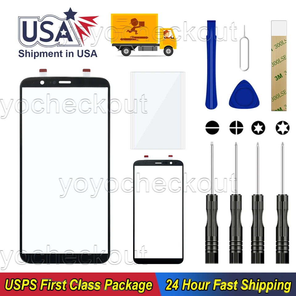for OnePlus 5T A5010 Replacement Outer glass Lens Screen - Image 1 of 4