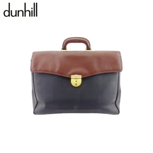 Dunhill Business bag Black brown gold Women Authentic secondhand - Picture 1 of 8