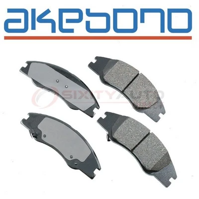 Akebono Pro-ACT Front Disc Brake Pad Set for 2006-2009 Kia Spectra5 - zw Foto 1 de 4
