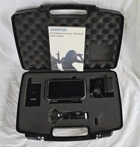 Shure PGX4 Wireless Receiver, PGX1 Transmitter, WL184 Lapel Mic, Hard Case, LN - Picture 1 of 10