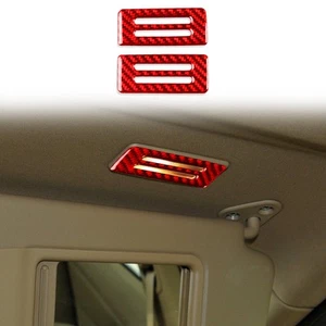 Luz de maquillaje de fibra de carbono roja para BMW Serie 3 E90 2005-2012 - Imagen 1 de 7